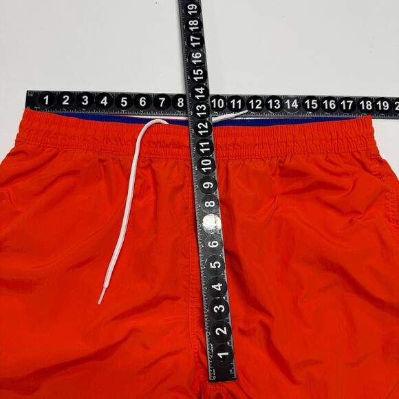 Polo Ralph Lauren Swim Trunks Mens XXL Orange Mesh Lined Drawstring Actual 36X6 - Picture 3 of 9